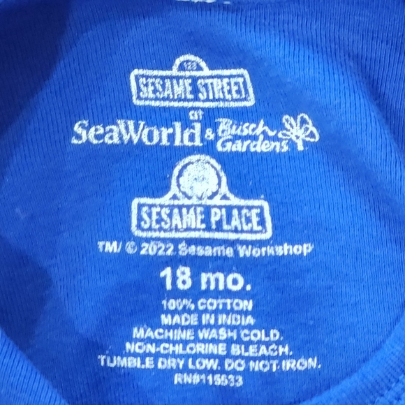 Cookie Monster onesie, 18M; NWOT - Picture 3 of 3